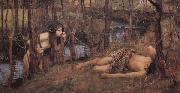 John William Waterhouse A Naiad Spain oil painting artist